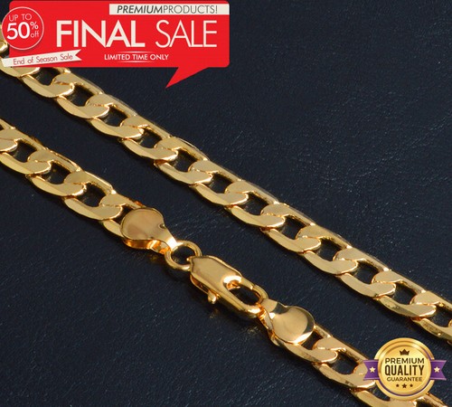 Goldkette 8mm dick 50cm - 8mm,
