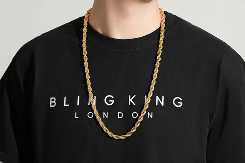 Gold seil kette - mm, halskette